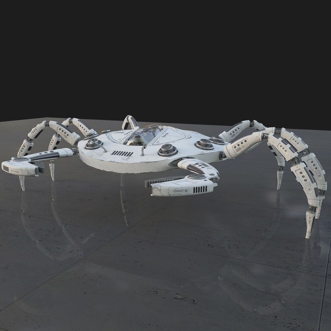 3D robo crab model https://p.turbosquid.com/ts-thumb/9j/OypUNI/xOl4jUbT/bbb/jpg/1510811528/1920x1080/fit_q87/ec41b6657582bcf856f2afecf11879c507f6fcbb/bbb.jpg