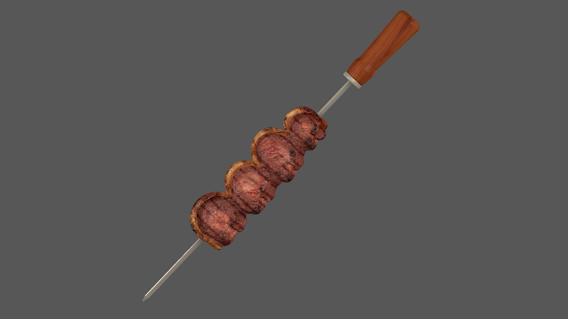 Kabab Brush 3D model 3D printable