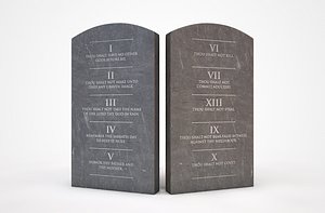 Ten Commandment Tablets