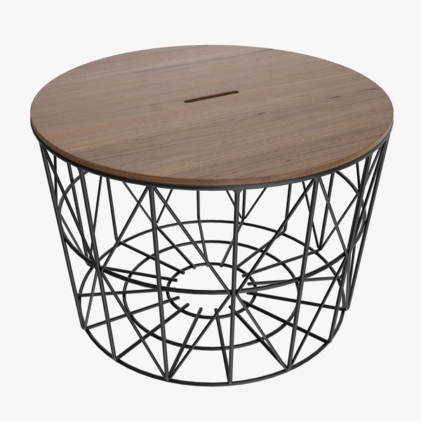 3D Coffee table Helena round 03