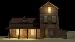 medieval house 3D