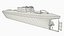 Vessel Narco Semi Submarine Stealth Craft on Water Old