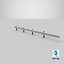 3D Guardrail W Beam Straight Long Single