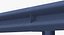 3D Guardrail W Beam Straight Long Single