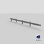 3D Guardrail W Beam Straight Long Single