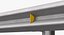 3D Guardrail W Beam Straight Long Single