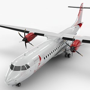 3D ATR 72 AVIANCA L1676 model
