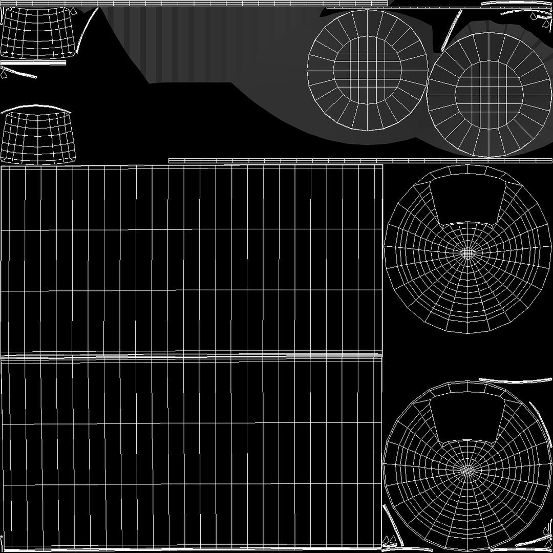 3D waste paper basket push - TurboSquid 1682106