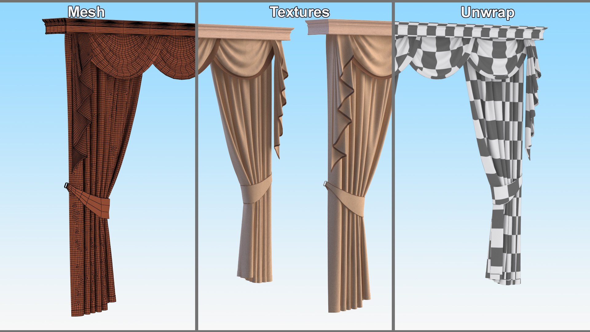 Curtains with Valance 3D model https://p.turbosquid.com/ts-thumb/9j/VX2fGp/xW/curtainswithvalance3dmodel014/jpg/1727035616/1920x1080/fit_q87/4f38856b3004d06116dc3e662d40591e8212818a/curtainswithvalance3dmodel014.jpg