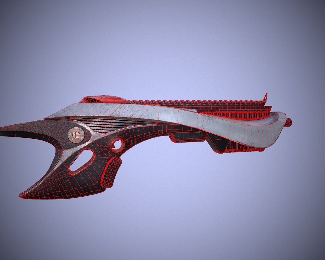 Sci-fi style weapon 3D - TurboSquid 1436714