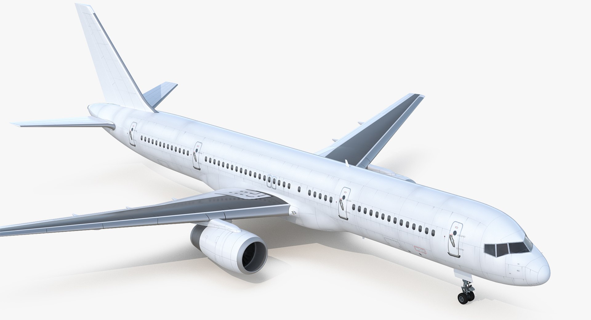 Boeing 757-200 Generic 3D model preview