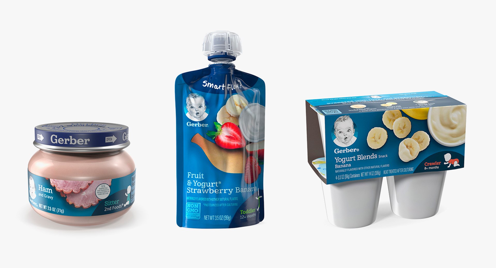 3D Baby Food Gerber Collection 5 model - TurboSquid 2116379