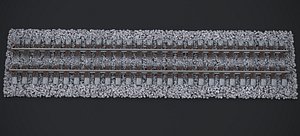 3D model HO SCALE 9 INCH STRAIGHT TRACK 2024