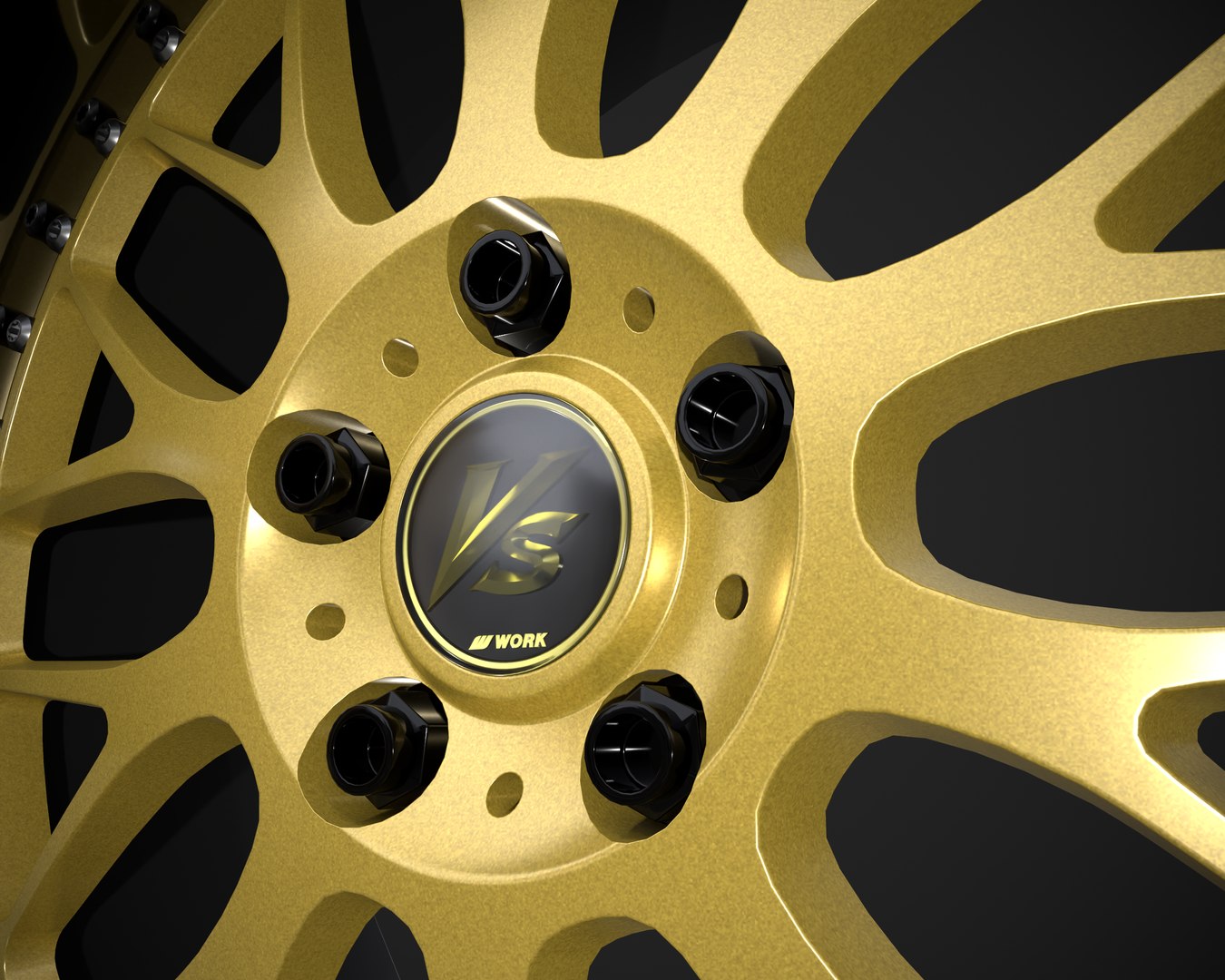 3D Rim Vs Work Wheels - TurboSquid 1539435
