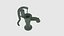 Old Green Hand Water Pump