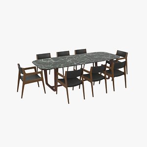 dining table v2 3D model