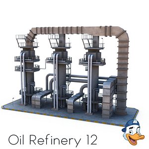 3D oil refinery