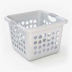 plastic laundry basket 3D model