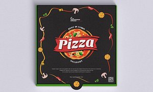 pizza box 3D model
