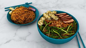 Wanton Noodle 3D model