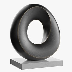 3D Abstract sculpture model