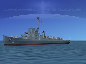 DE-68 USS Bates Buckley Class Destroyer Escort