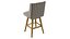 ALDER   TWEED  TRIBECA SWIVEL BAR STOOL