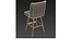 ALDER   TWEED  TRIBECA SWIVEL BAR STOOL