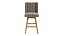 ALDER   TWEED  TRIBECA SWIVEL BAR STOOL