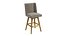 ALDER   TWEED  TRIBECA SWIVEL BAR STOOL