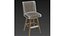 ALDER   TWEED  TRIBECA SWIVEL BAR STOOL
