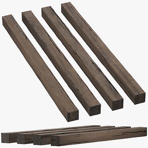 Old oak wood beams