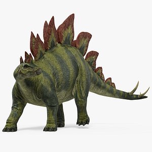 3d 3ds stegosaurus standing pose