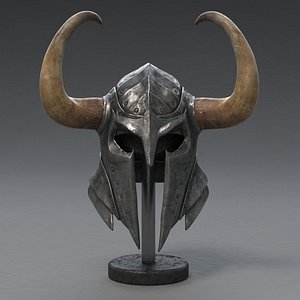 3d model of medieval knight helmet