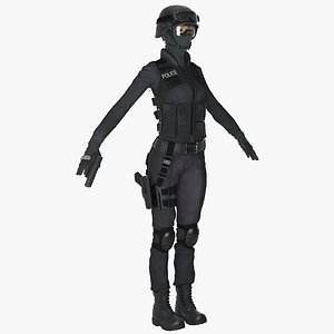 SWAT Woman Asian