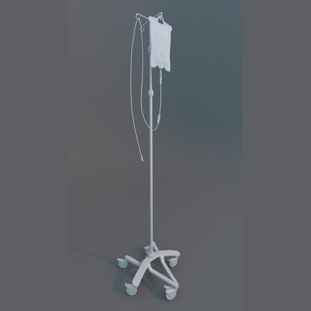 3d Iv Stand Model