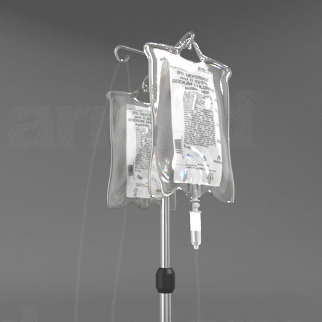 3d Iv Stand Model
