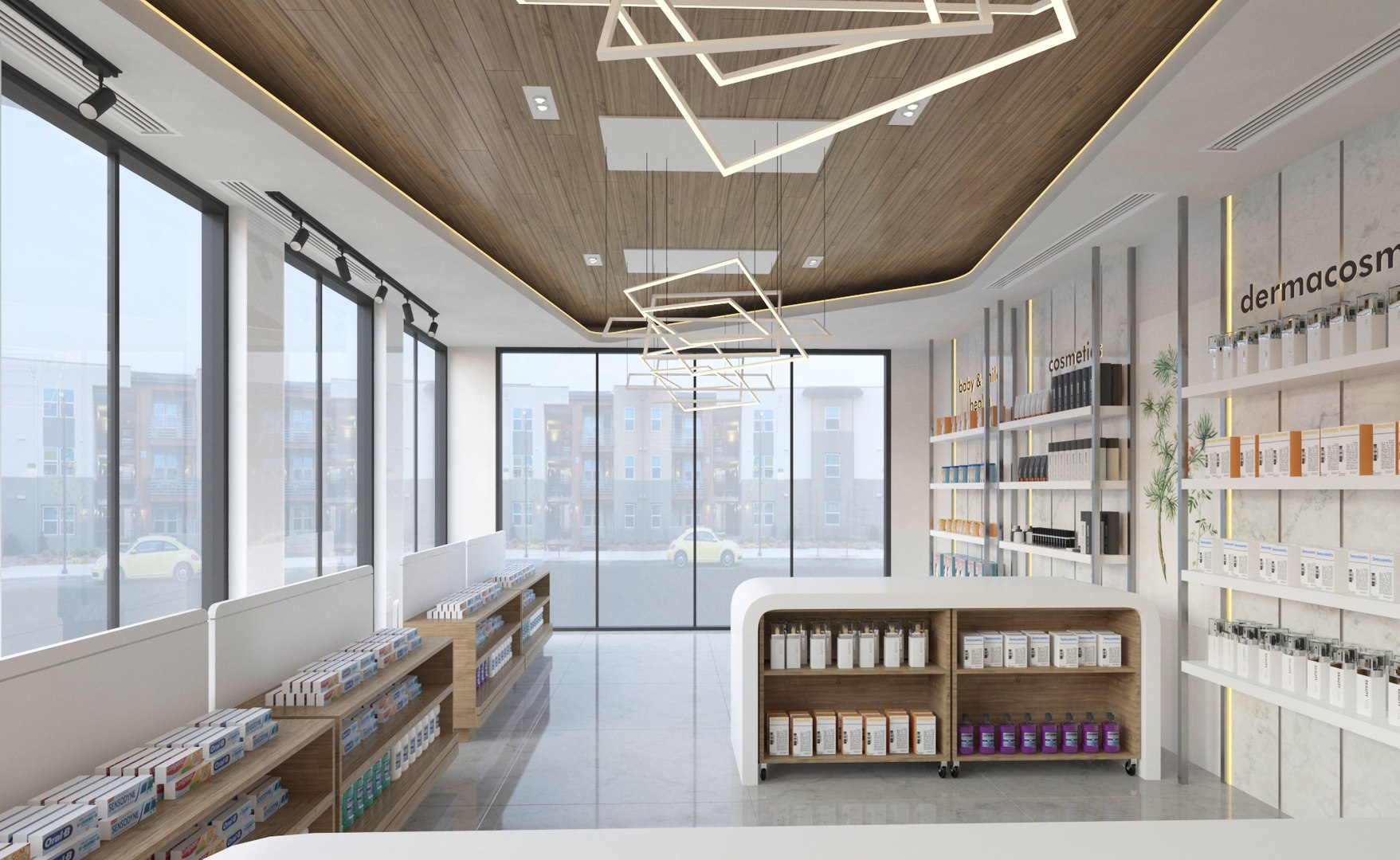 Modern Pharmacy Interior 3D - TurboSquid 1778465