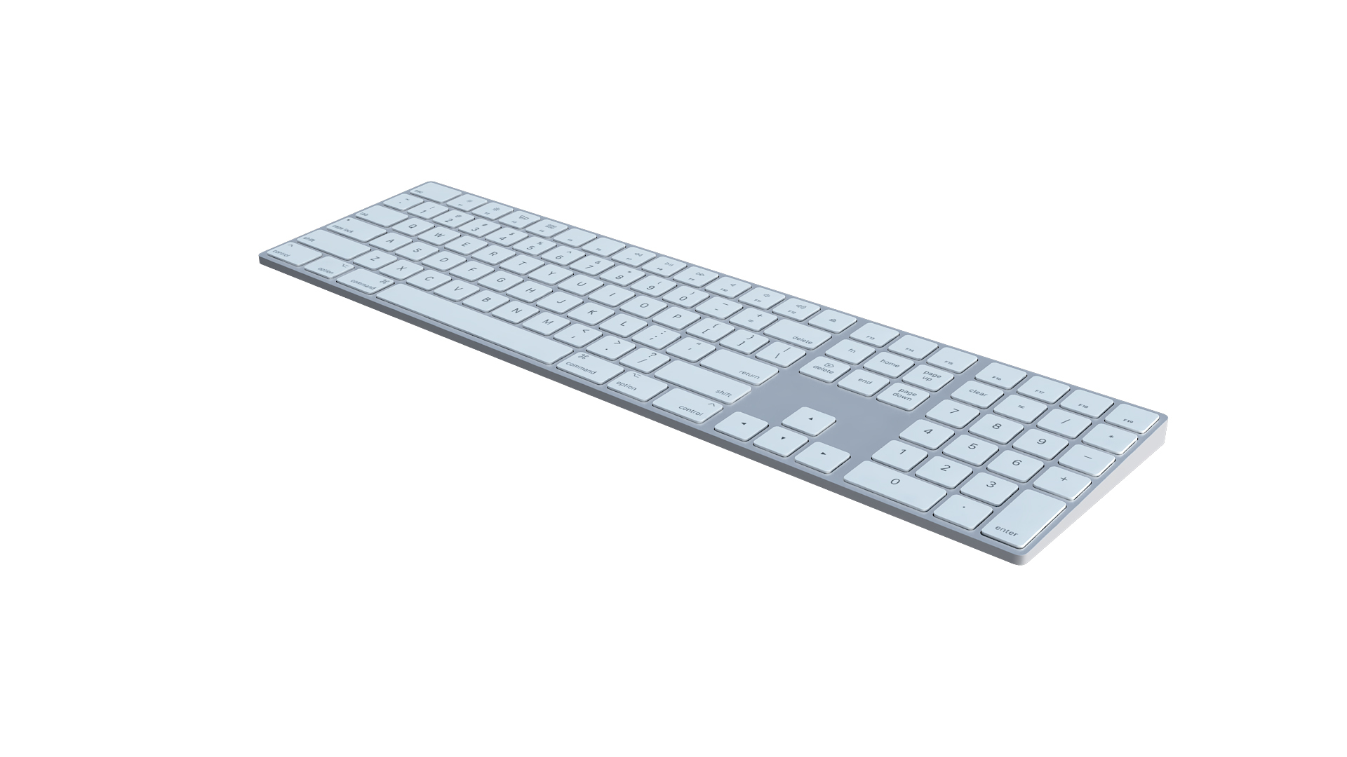 3D Keyboard Apple Wireless Model - TurboSquid 1458194