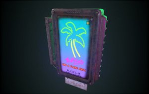 3D sign bar