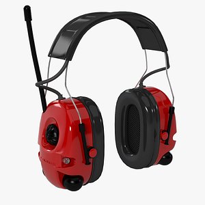 3d model peltor alert headset