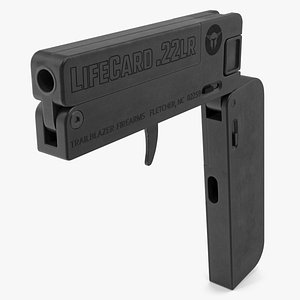 Foldable Wallet Pistol Unfolded