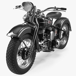 1942 Harley-Davidson WLA Black