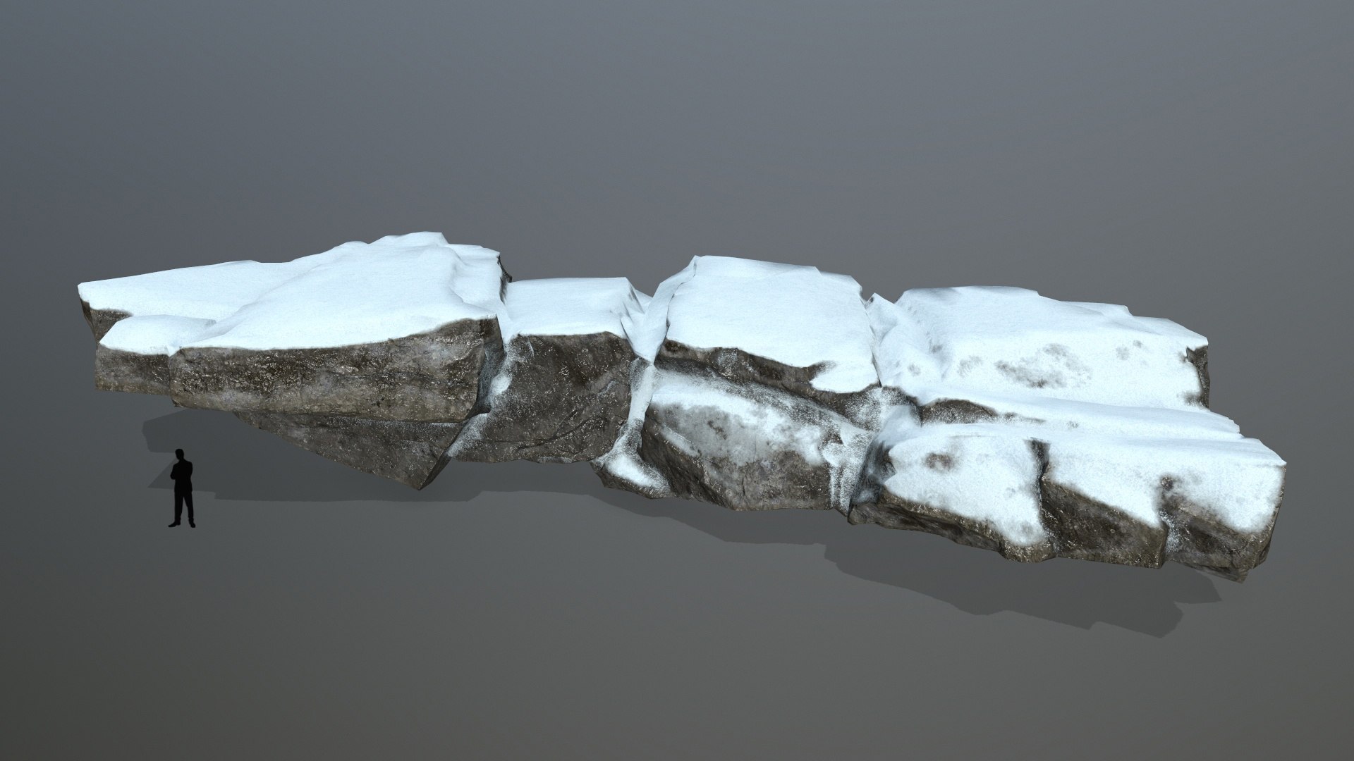 Snow Rocks 3D Model - TurboSquid 2107260