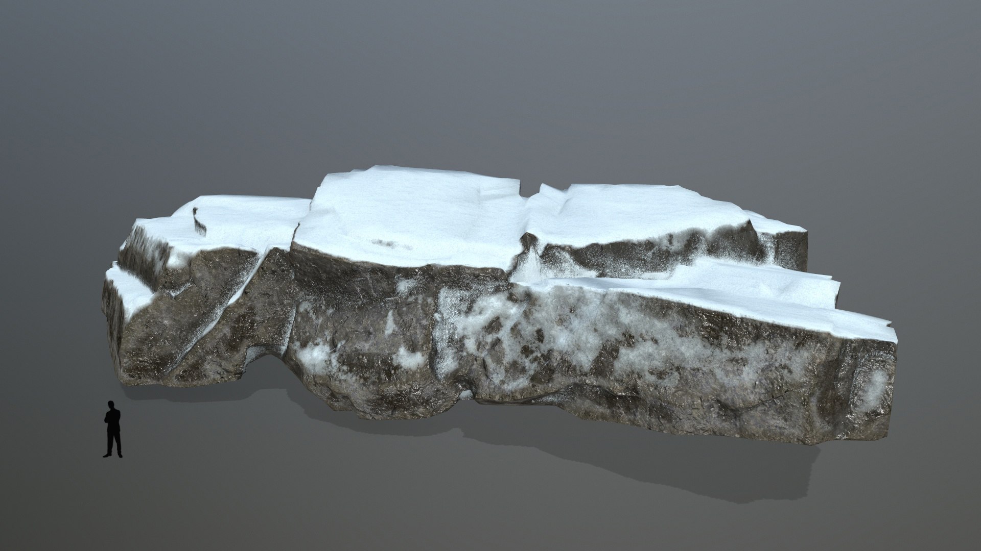 Snow Rocks 3D Model - TurboSquid 2107260