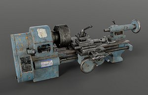 Soviet TV-16 Lathe Machine model