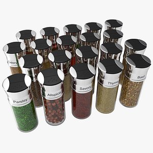 Spice Bottles Set