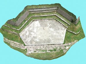 theatre - green park 3d obj