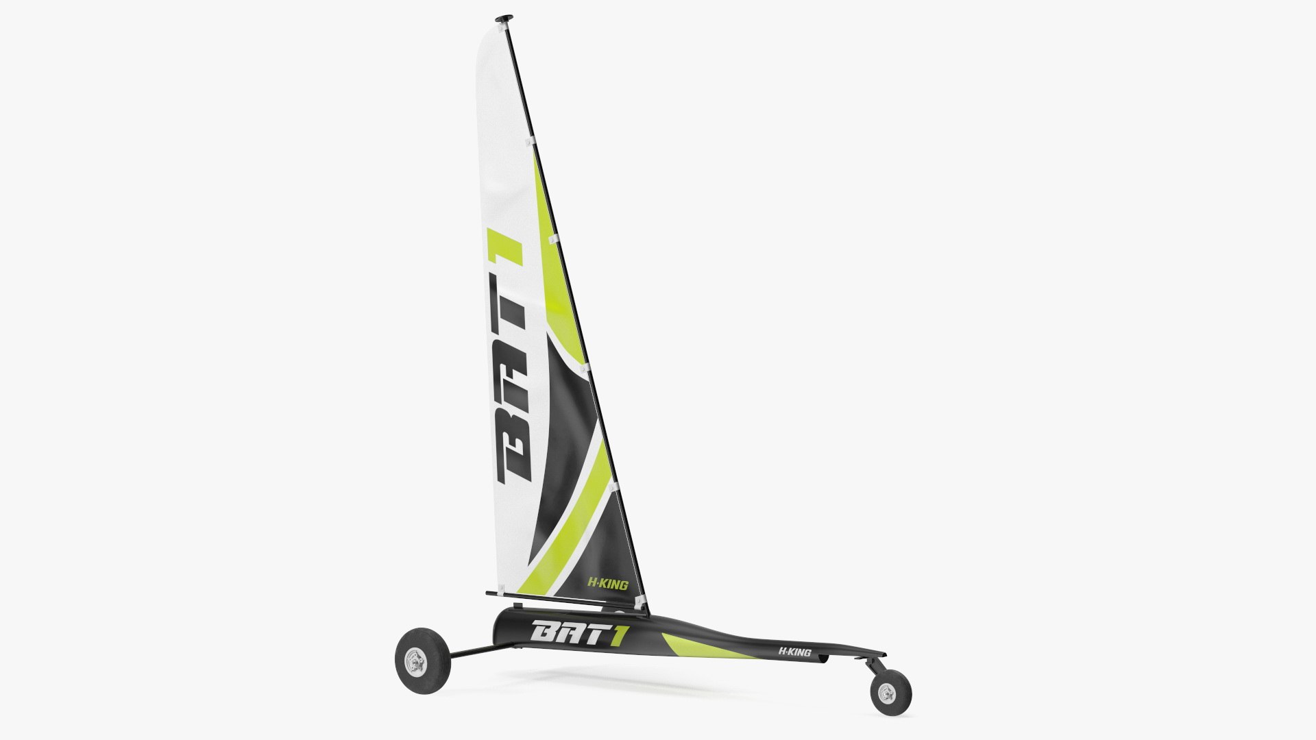 BAT1 RC Land Yacht Rigged 3D model preview