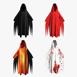 Halloween Costume Hooded 3D model